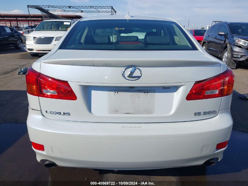 2008 Lexus Is 250 VIN: JTHBK262785081440 Lot: 40569722