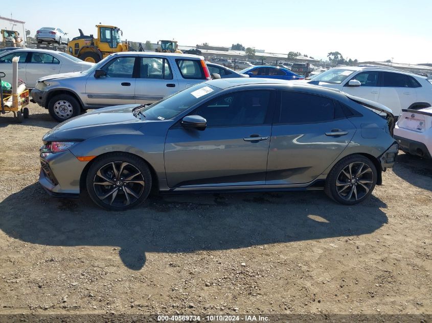 2018 Honda Civic Sport Touring VIN: SHHFK7H93JU414438 Lot: 40569734