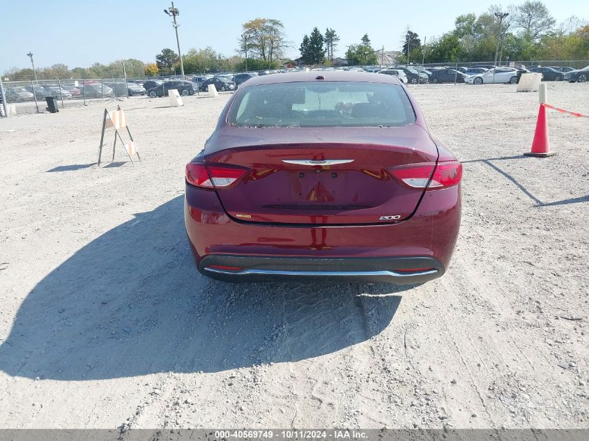 1C3CCCAB4FN675243 2015 Chrysler 200 Limited