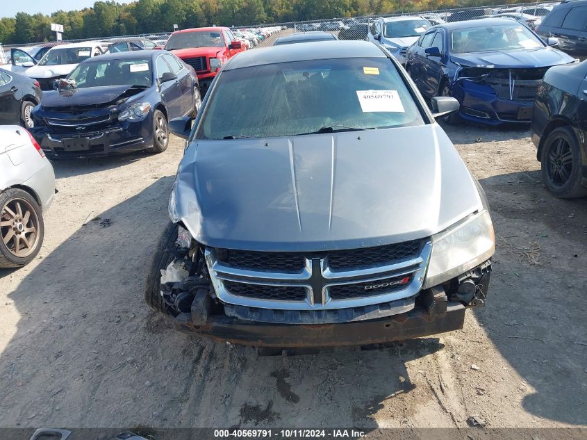 2013 Dodge Avenger Se VIN: 1C3CDZAB4DN528952 Lot: 40569791