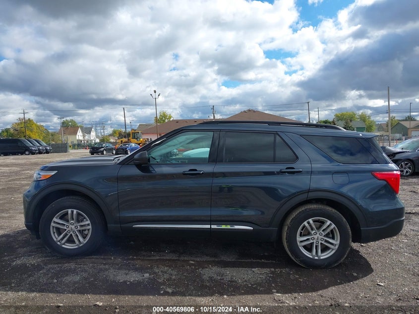 VIN: 1FMSK8DH1NGA24495 2022 FORD EXPLORER XLT