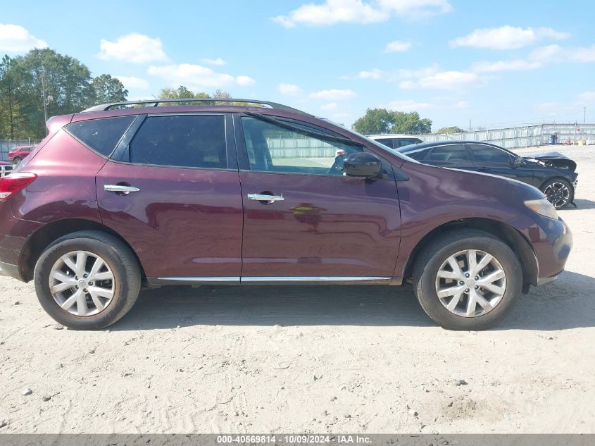 2013 Nissan Murano Sv VIN: JN8AZ1MW1DW315900 Lot: 40569814