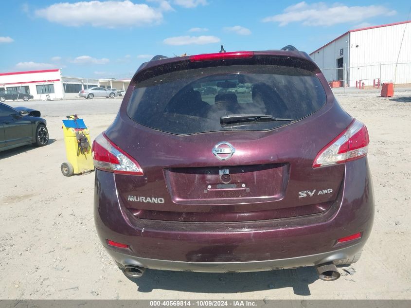 2013 Nissan Murano Sv VIN: JN8AZ1MW1DW315900 Lot: 40569814