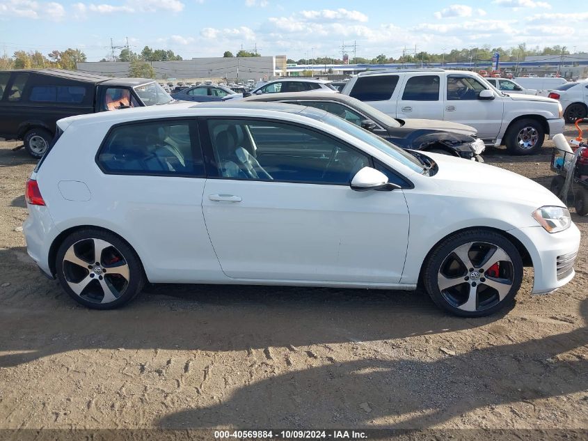 3VWTT7AU7FM086571 2015 Volkswagen Golf Gti 2.0T Se 2-Door