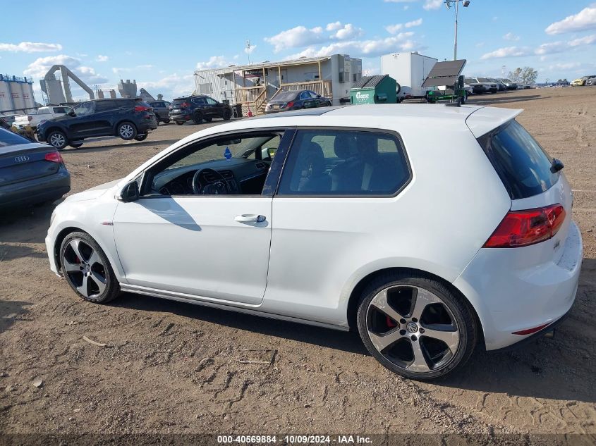 3VWTT7AU7FM086571 2015 Volkswagen Golf Gti 2.0T Se 2-Door