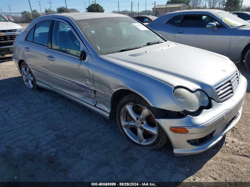 2005 Mercedes-Benz C 230 Kompressor Sport VIN: WDBRF40J85F617221 Lot: 40569900