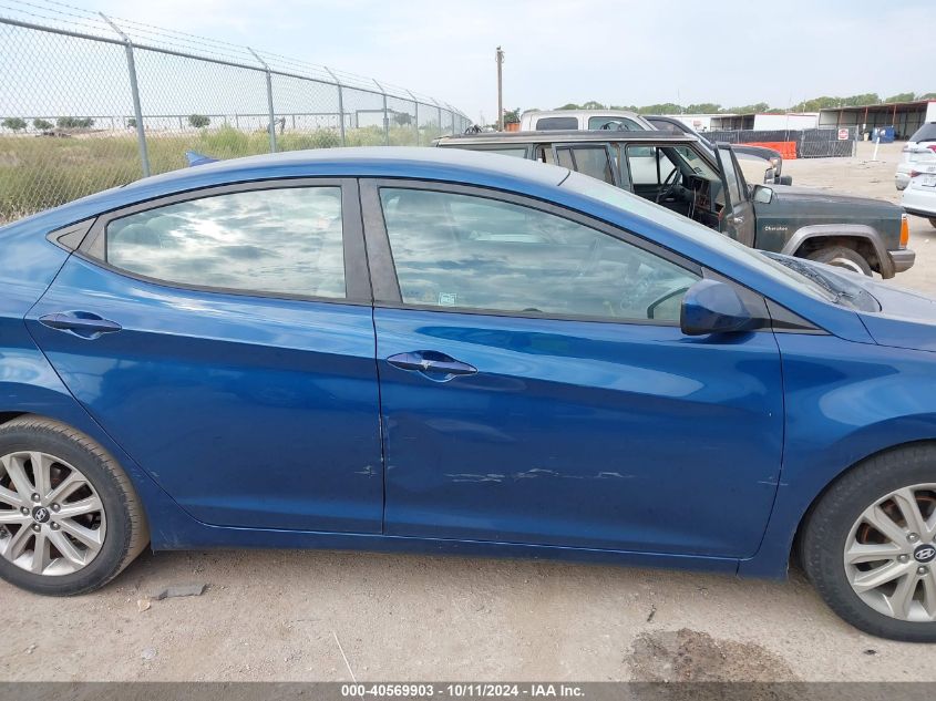 KMHDH4AE5FU389162 2015 Hyundai Elantra Se/Sport/Limited