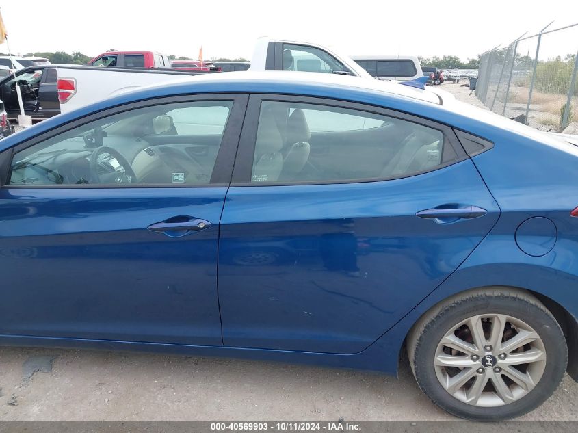 KMHDH4AE5FU389162 2015 Hyundai Elantra Se/Sport/Limited