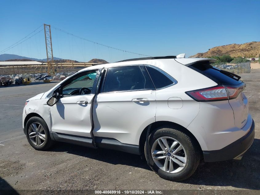 2018 Ford Edge Sel VIN: 2FMPK4J9XJBB82119 Lot: 40569916