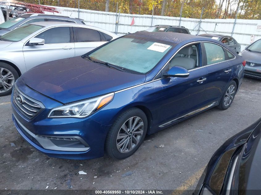 5NPE34AF0FH099230 2015 HYUNDAI SONATA - Image 2