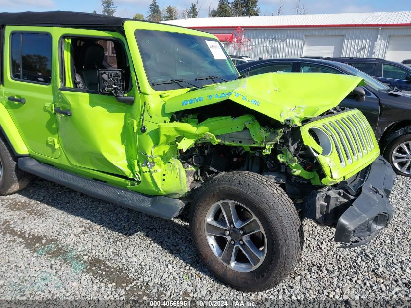 2021 Jeep Wrangler Unlimited Sahara VIN: 1C4HJXEN0MW808722 Lot: 40569951