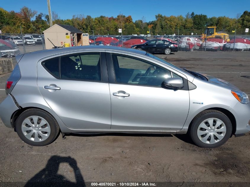 JTDKDTB39E1070538 2014 Toyota Prius C Two