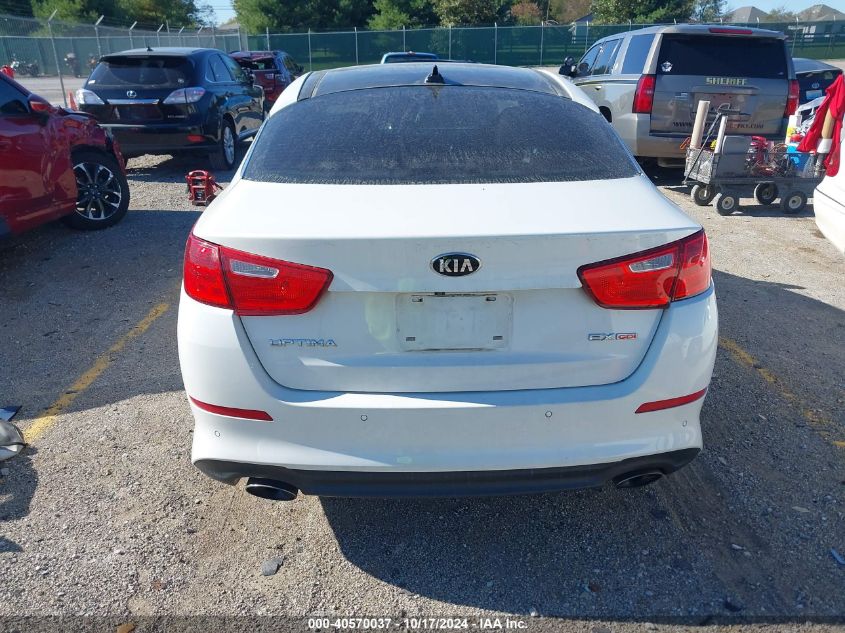 2015 Kia Optima Ex VIN: 5XXGN4A76FG438838 Lot: 40570037