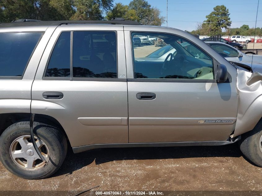 1GNDS13S122318335 2002 Chevrolet Trailblazer Ls