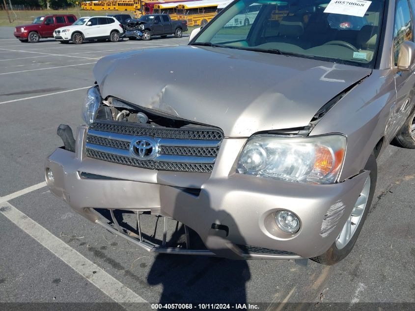 JTEEW21A660020636 2006 Toyota Highlander Hybrid Limited V6