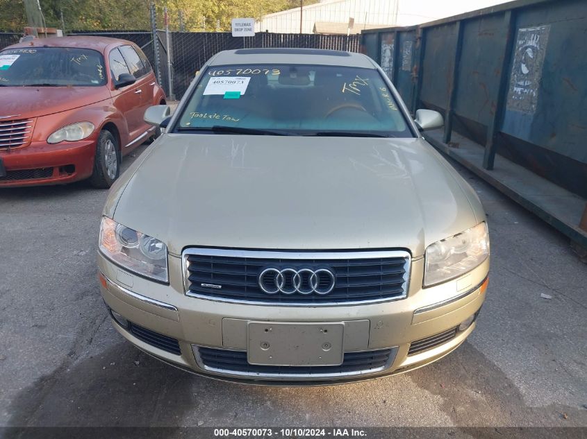 2005 Audi A8 L 4.2 VIN: WAUML44E45N004128 Lot: 40570073