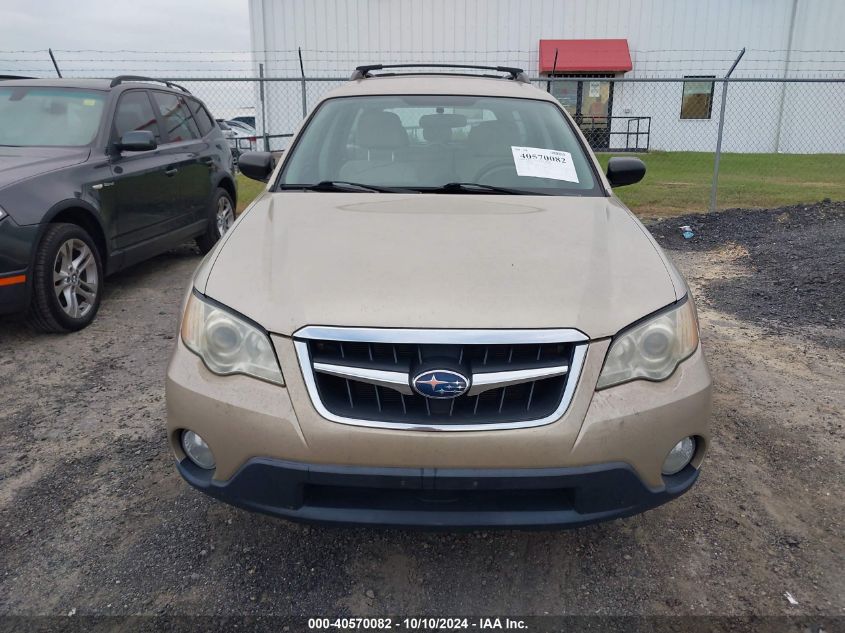 2008 Subaru Outback 2.5I/2.5I L.l. Bean Edition VIN: 4S4BP61C387319102 Lot: 40570082