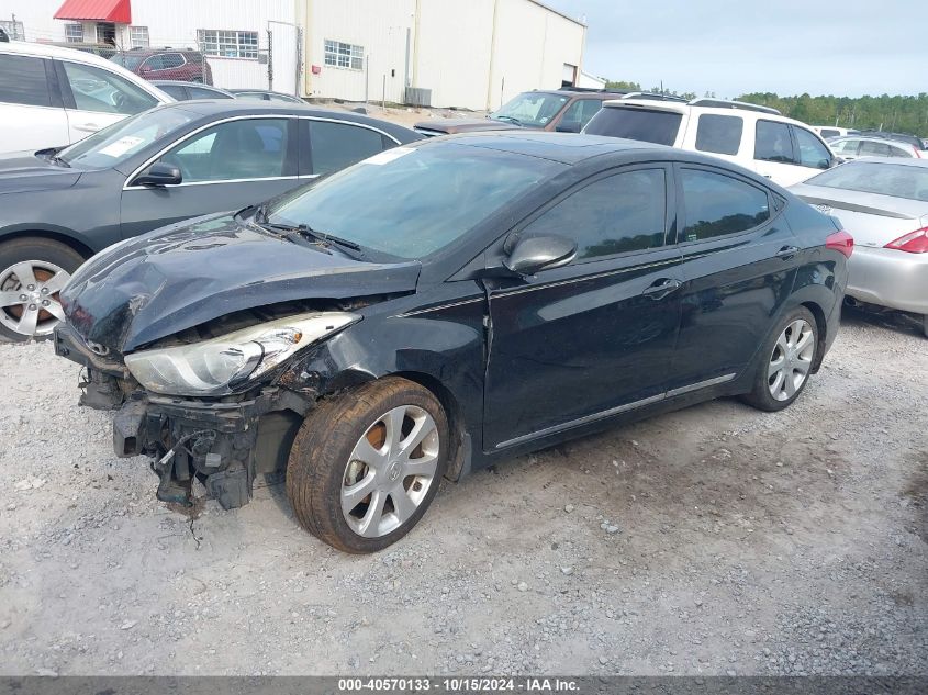 2013 Hyundai Elantra Limited VIN: 5NPDH4AE1DH415980 Lot: 40570133