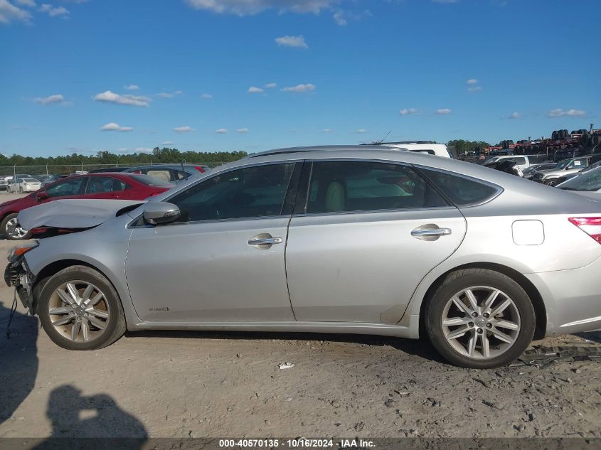 2014 Toyota Avalon Hybrid Xle Touring VIN: 4T1BD1EB3EU022440 Lot: 40570135