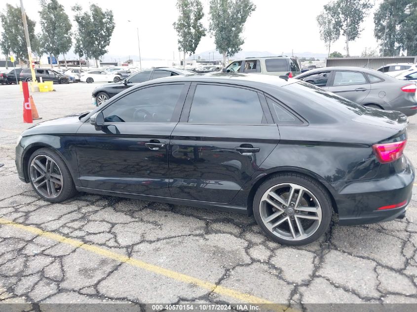 2018 Audi A3 2.0T Premium/2.0T Tech Premium VIN: WAUAUGFFXJ1007687 Lot: 40570154