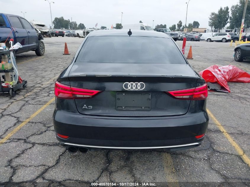 2018 Audi A3 2.0T Premium/2.0T Tech Premium VIN: WAUAUGFFXJ1007687 Lot: 40570154