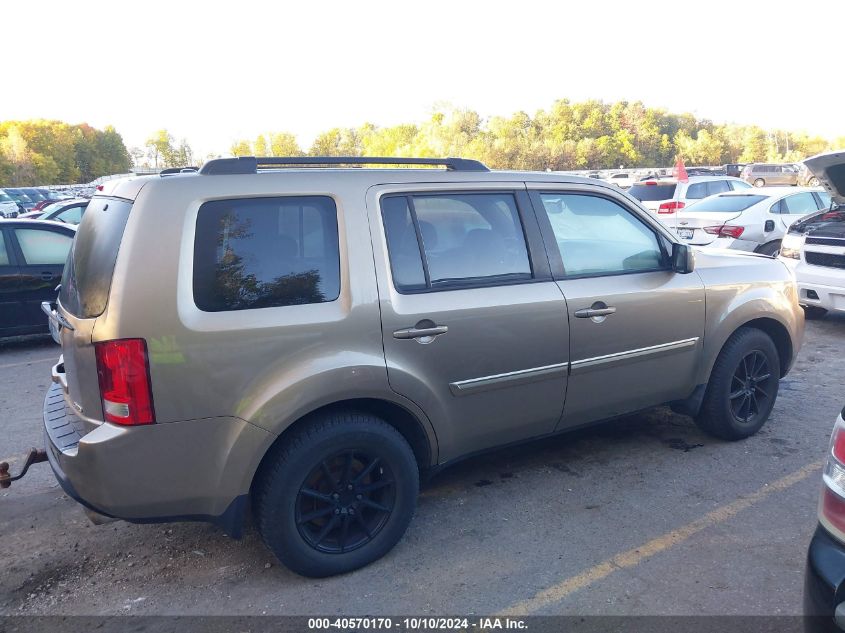 2011 Honda Pilot Ex-L VIN: 5FNYF4H54BB002573 Lot: 40570170