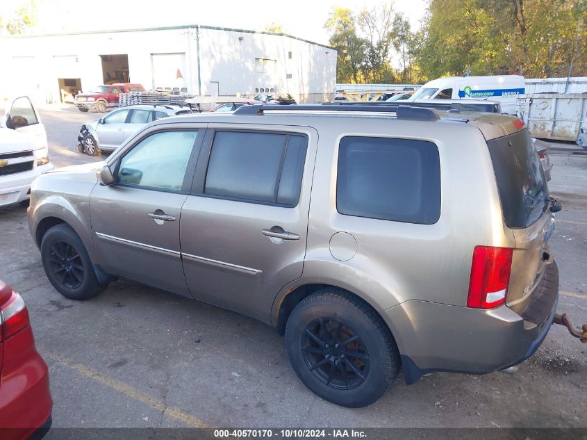 2011 Honda Pilot Ex-L VIN: 5FNYF4H54BB002573 Lot: 40570170