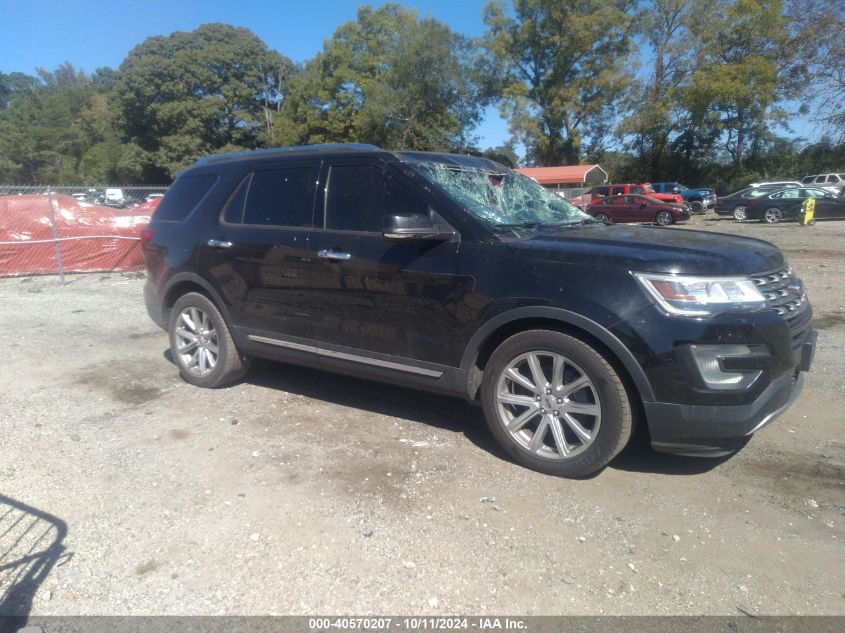 1FM5K7F80HGC93323 2017 Ford Explorer Limited