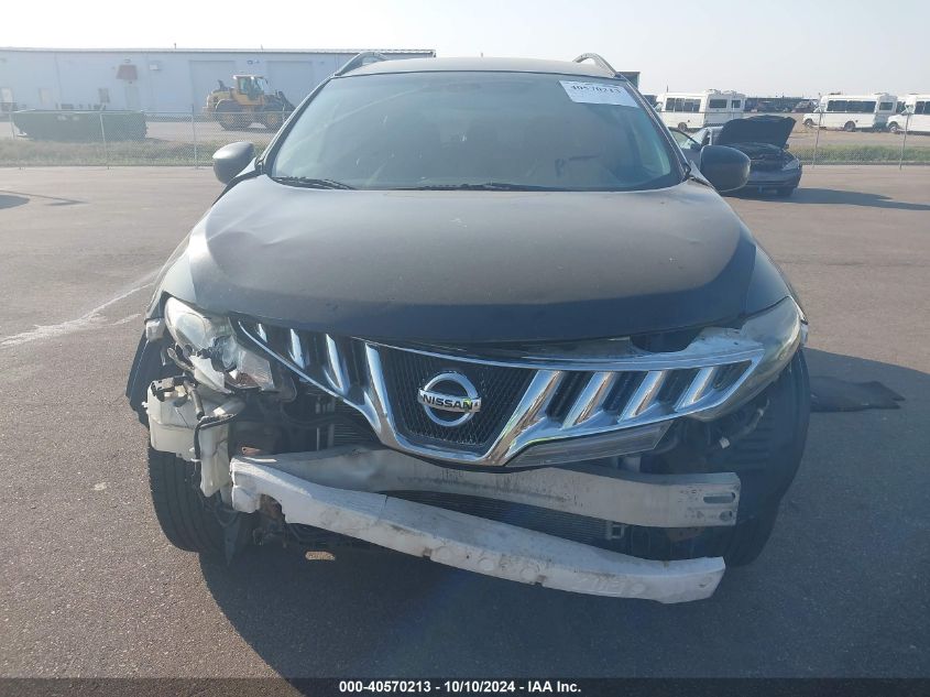 2009 Nissan Murano Sl VIN: JN8AZ18W99W140555 Lot: 40570213