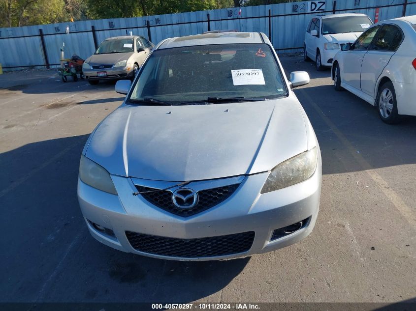 2007 Mazda 3 I VIN: JM1BK12G271744870 Lot: 40570297