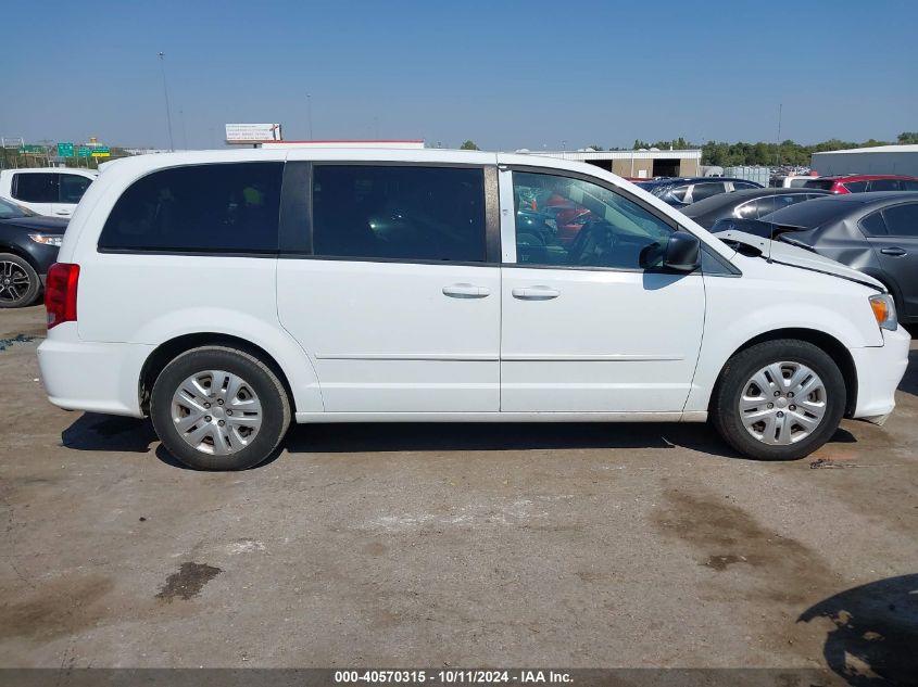 2016 Dodge Grand Caravan Se VIN: 2C4RDGBG4GR182235 Lot: 40570315