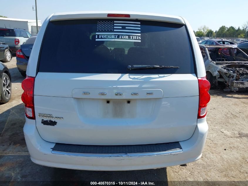 2016 Dodge Grand Caravan Se VIN: 2C4RDGBG4GR182235 Lot: 40570315