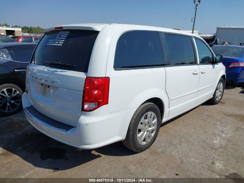 2C4RDGBG4GR182235 2016 Dodge Grand Caravan Se