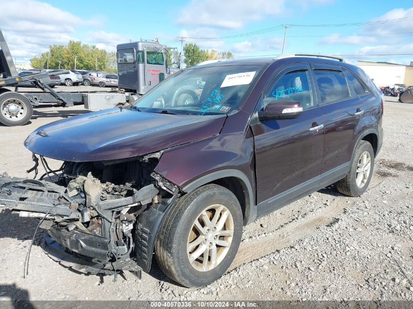 5XYKT3A60EG455131 2014 Kia Sorento Lx