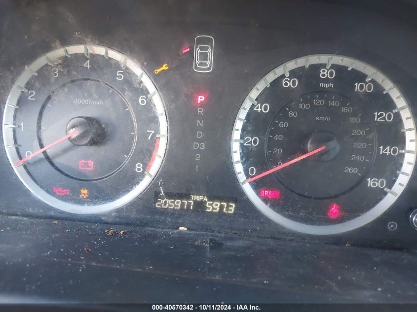 1HGCP2F84BA068799 2011 Honda Accord Exl