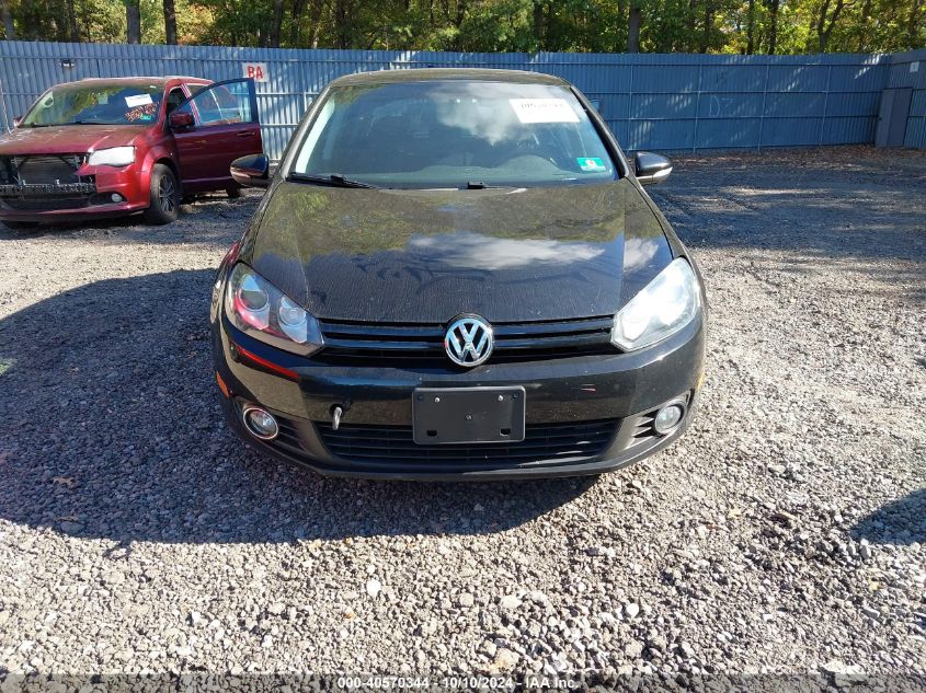 2012 Volkswagen Golf Tdi 4-Door VIN: WVWDM7AJ2CW030348 Lot: 40570344