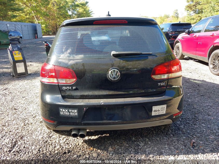 WVWDM7AJ2CW030348 2012 Volkswagen Golf Tdi 4-Door