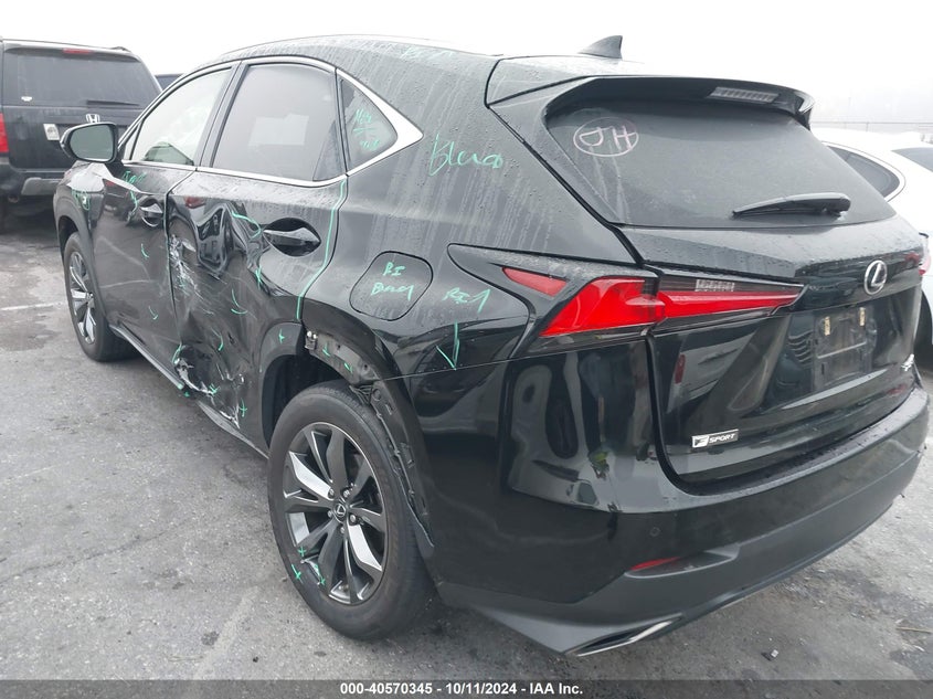 2019 LEXUS NX 300 F-SPORT VIN: JTJYARBZ1K2125948
