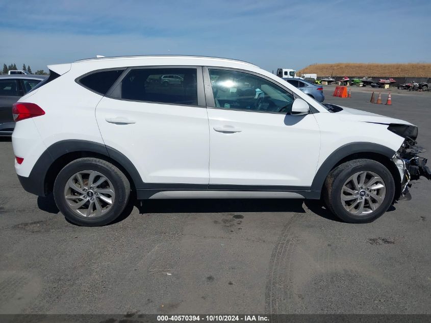 2018 Hyundai Tucson Sel VIN: KM8J3CA46JU825402 Lot: 40570394