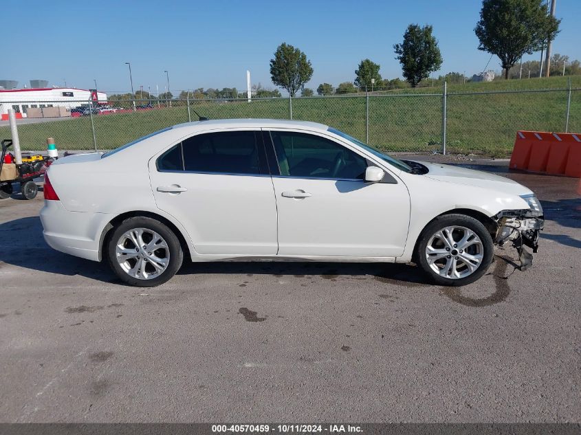 2012 Ford Fusion Se VIN: 3FAHP0HA1CR441142 Lot: 40570459