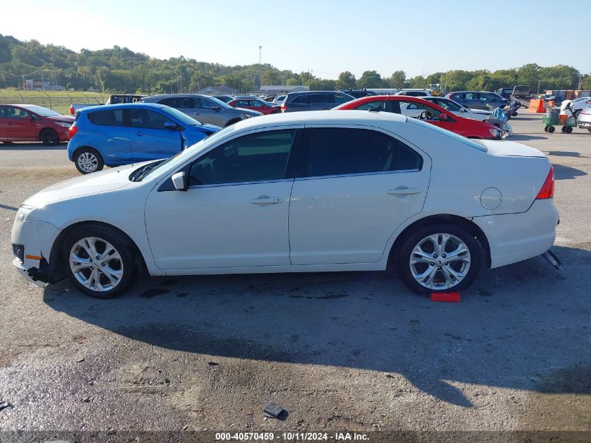 2012 Ford Fusion Se VIN: 3FAHP0HA1CR441142 Lot: 40570459