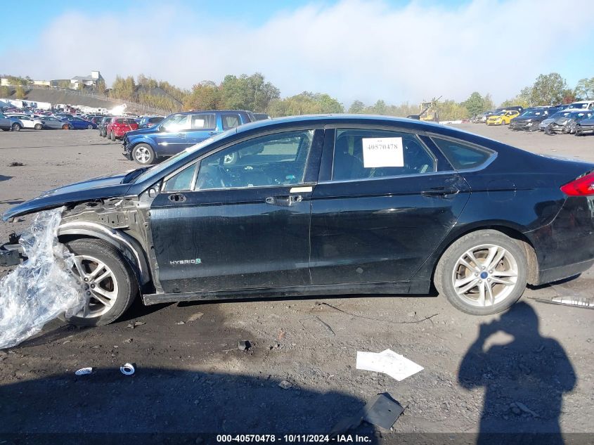 3FA6P0LU8JR151471 2018 Ford Fusion Hybrid Se Hybrid