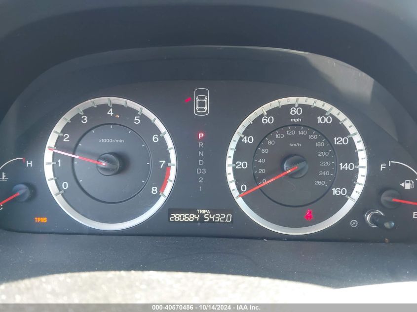 2009 Honda Accord 2.4 Ex-L VIN: 1HGCP26859A114568 Lot: 40570486