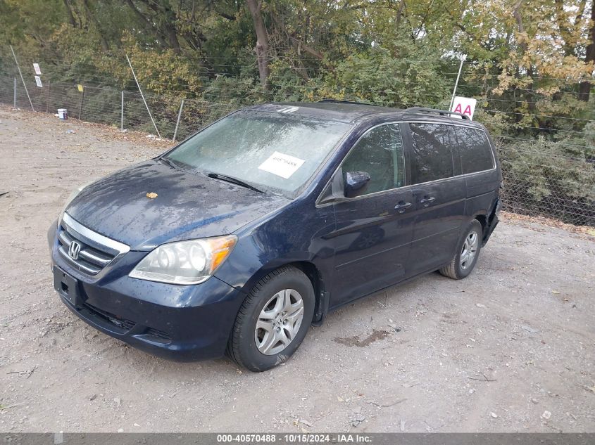 2007 Honda Odyssey Ex-L VIN: 5FNRL38667B131678 Lot: 40570488