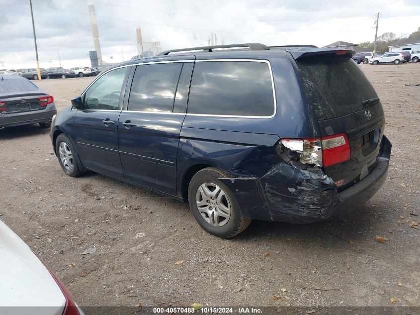 2007 Honda Odyssey Ex-L VIN: 5FNRL38667B131678 Lot: 40570488