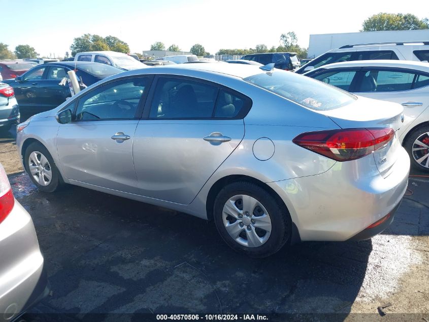 2017 Kia Forte Lx VIN: 3KPFK4A73HE115198 Lot: 40570506