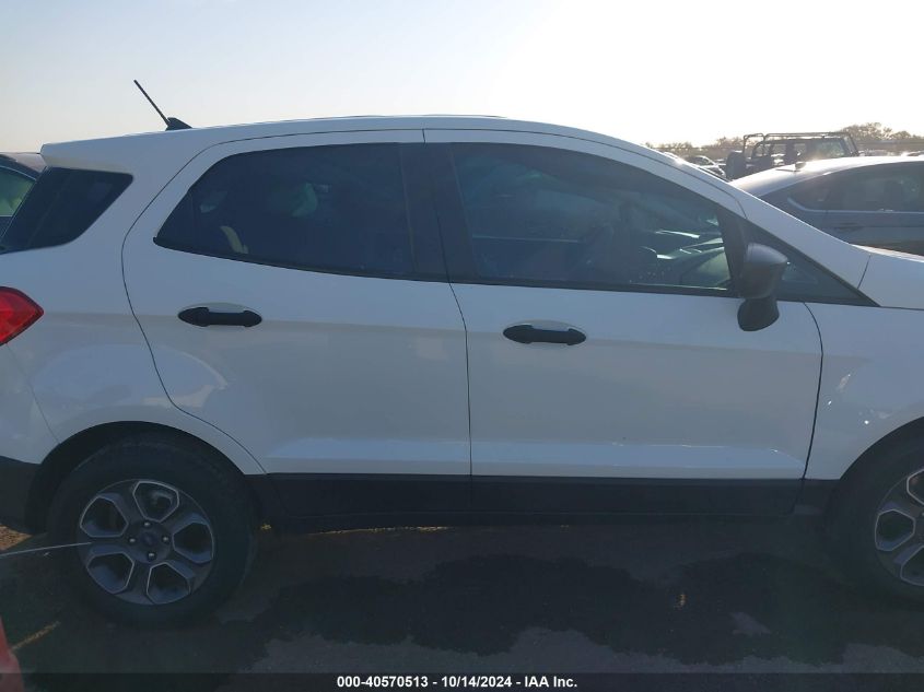 2021 Ford Ecosport S VIN: MAJ3S2FE4MC412602 Lot: 40570513