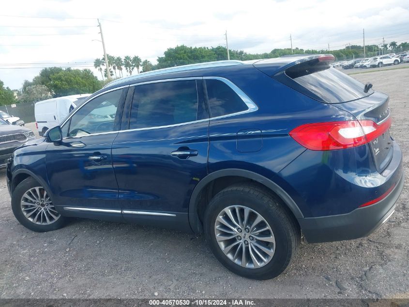 2017 Lincoln Mkx Select VIN: 2LMPJ6KR9HBL52269 Lot: 40570530