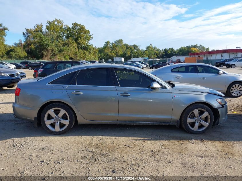 2012 Audi A6 3.0 Premium VIN: WAUGGAFC6CN095511 Lot: 40570538