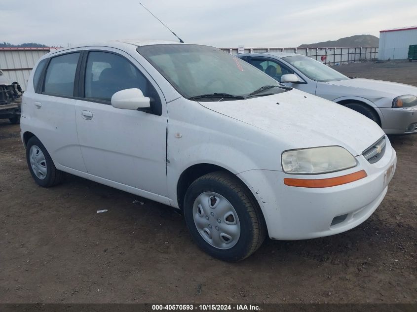 2007 Chevrolet Aveo 5 Special Value VIN: KL1TD66607B762587 Lot: 40570593